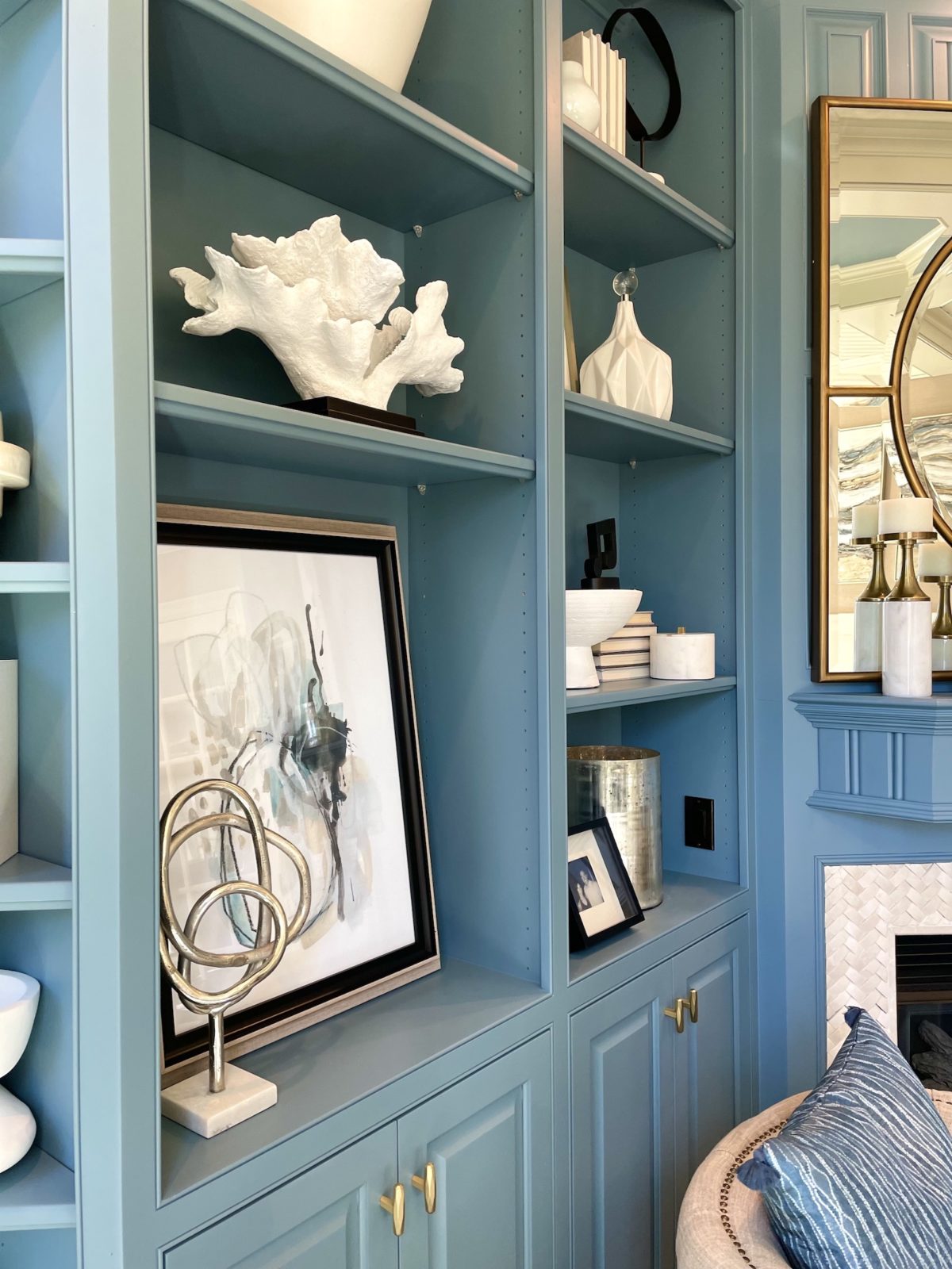Steps For Decorating BuiltIn Shelves Gracious Home Interiors